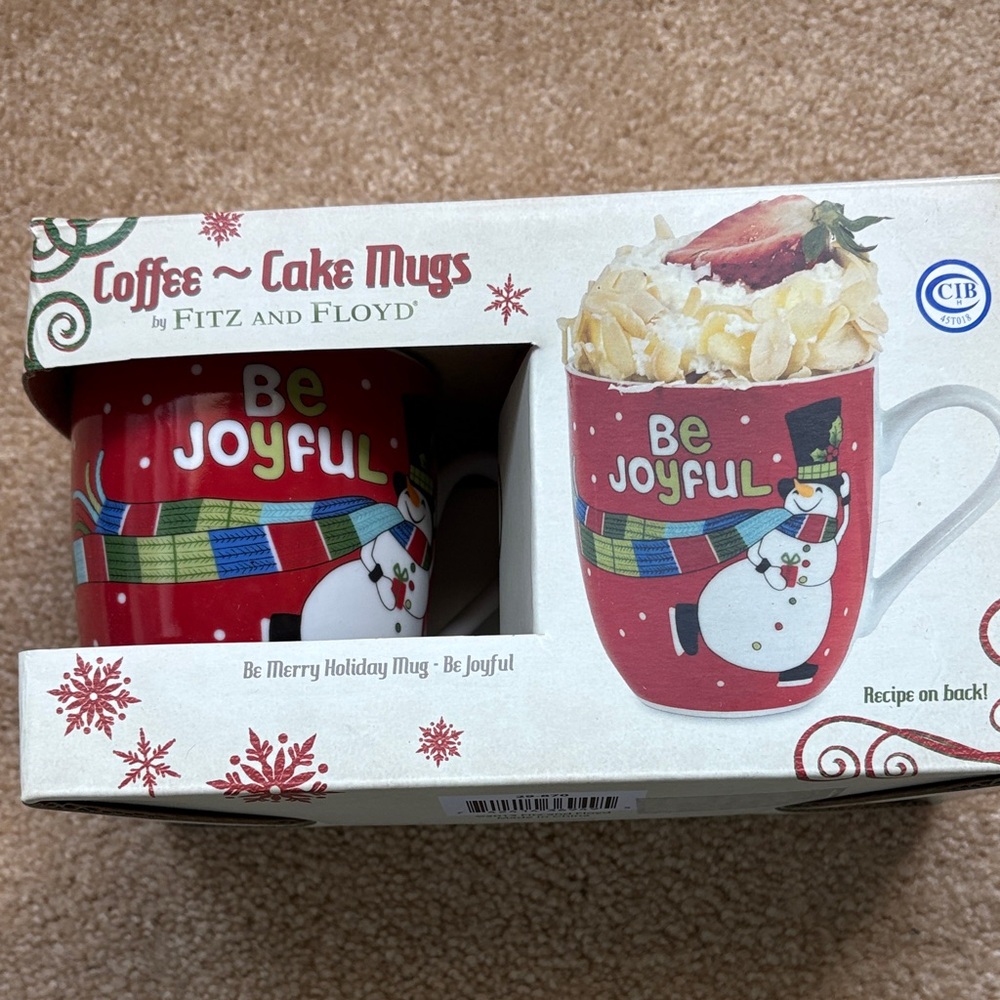 Fitz and Floyd Coffee Cake mugs